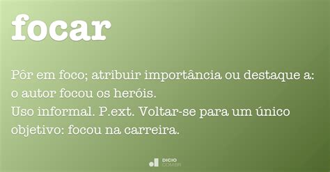 focar|sinônimos de focar.